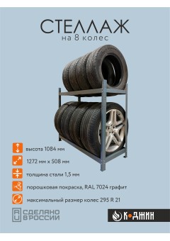Стеллаж на 8 колес 295/21 Стеллаж на 8 колес 295/21